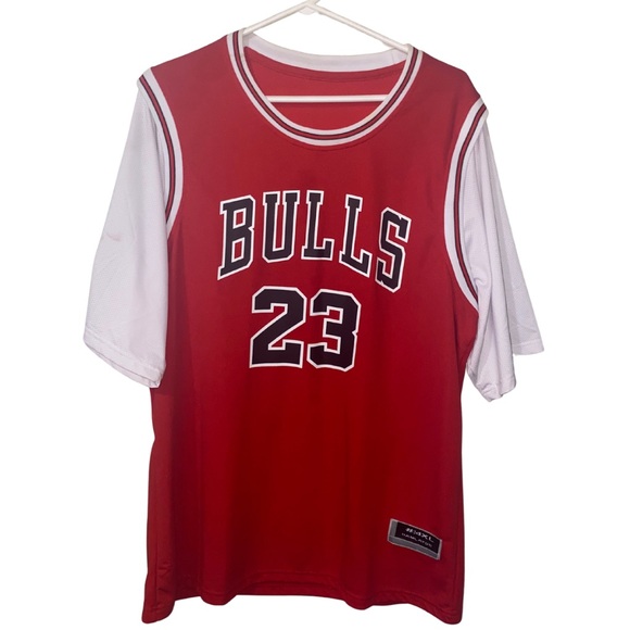 Michael Jordan Chicago Bulls Jersey 23 - Red, Size 4XL - Picture 1 of 3